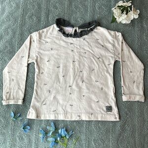 School Time!📝🍎Zara Baby Paper Plane Pattern Long Sleeve